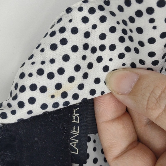 Lane Bryant Black and White Button Down Shirt - Picture 9 of 10